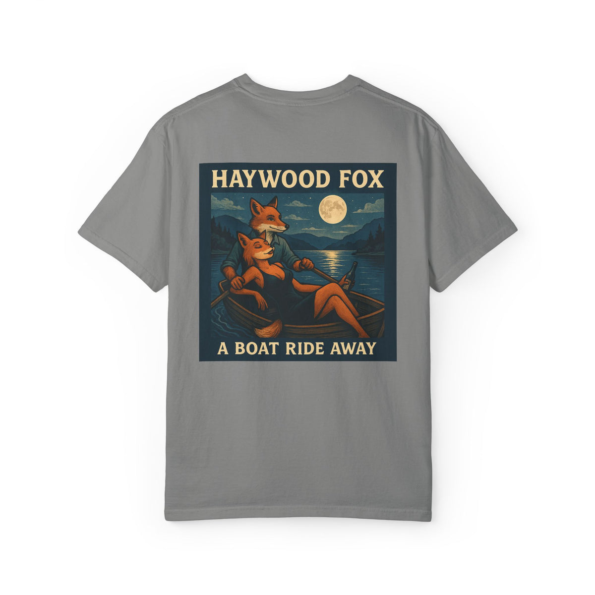 Haywood Fox - A Boat Ride Away Short Sleeved T-shirt
